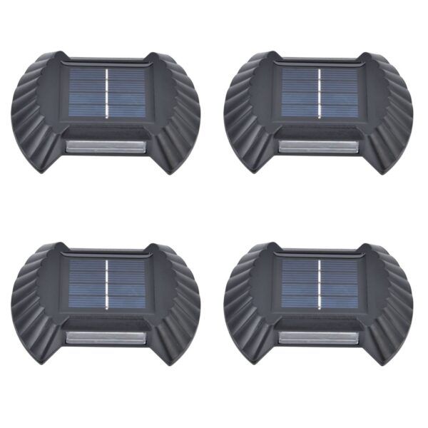 4 Pieces Solar Outdoor LED Wall Lights