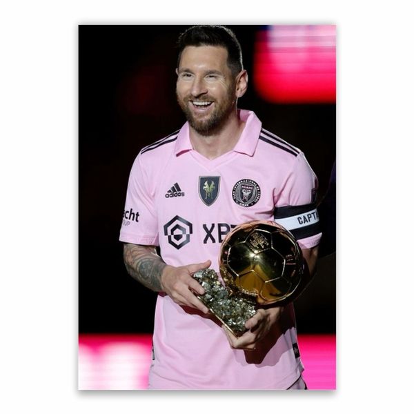 Messi Inter Milan Ballon d'Or Poster - A1