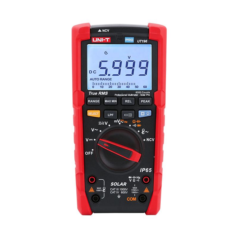 UNI-T UT196 Solar Pro Multimeter - 1700V DC | Shop Today. Get it ...