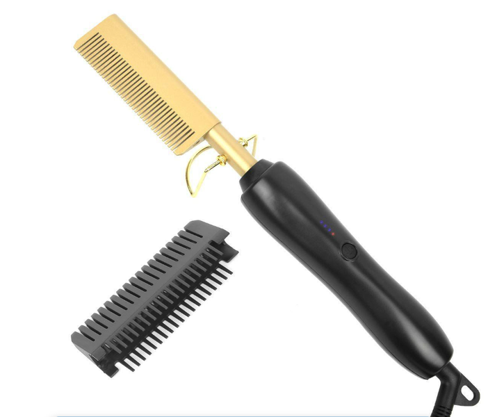Gold Ceramic Professional Press Comb