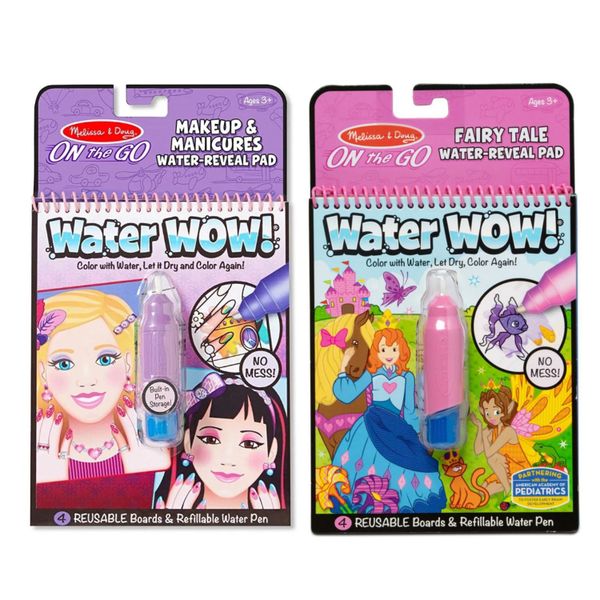 Melissa &amp; Doug Water Wow! 2-Book Bundle: Fairytale &amp; Makeover Fun