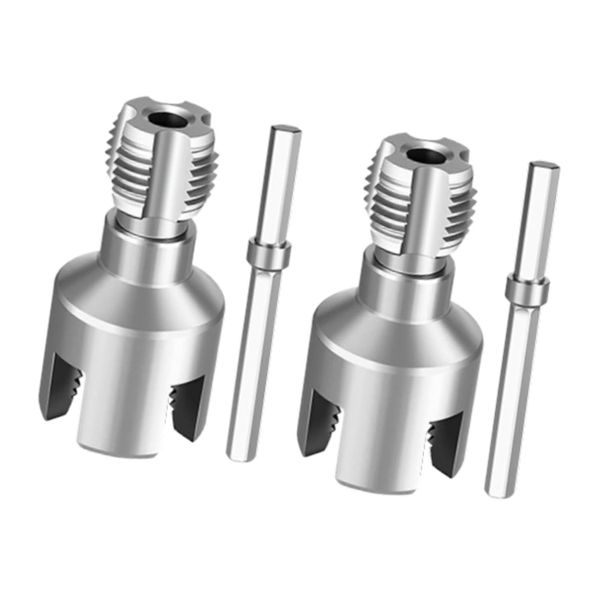 2 Pack Internal External Pipe Threading Tool Pipe Thread Cutting Tool