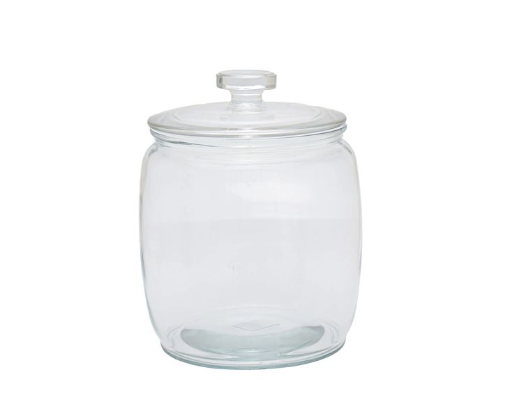 Canister 10L 32x20cm Belly Glass Large 27581 - Kitchen Essentials