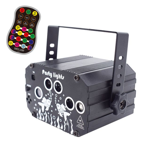 DJ Disco Party Laser Light,LED Strobe Stage Laser Light with Remote Control