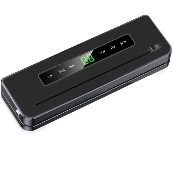 Vacuum Sealer Machine - Compact Food Sealer, Dry &amp; Wet Mode, Full Automatic