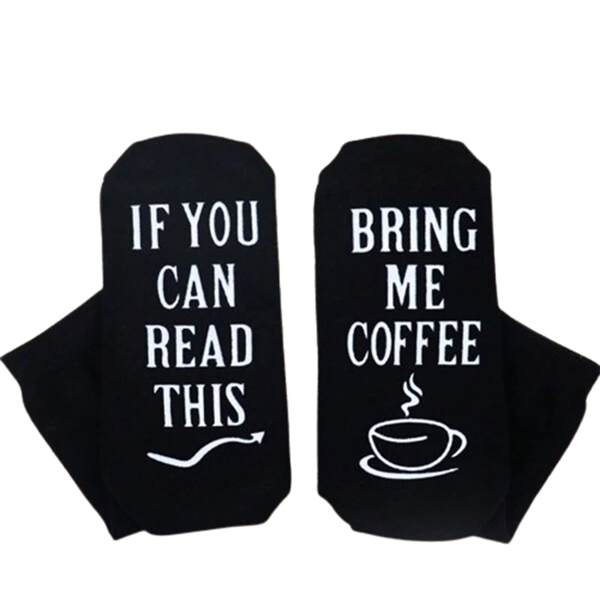 Coffee Socks: If You Can Read This Bring Me Coffee