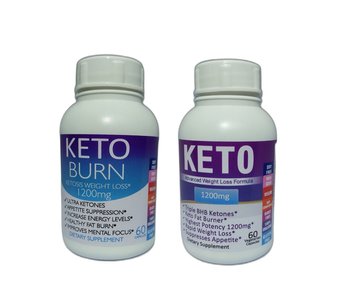 Keto Burn 1200Mg &amp; Keto Advanced 1200Mg