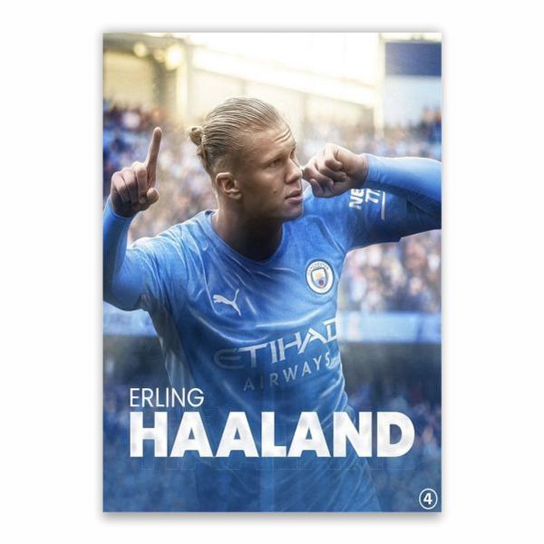 Erling Haaland City Poster - A1
