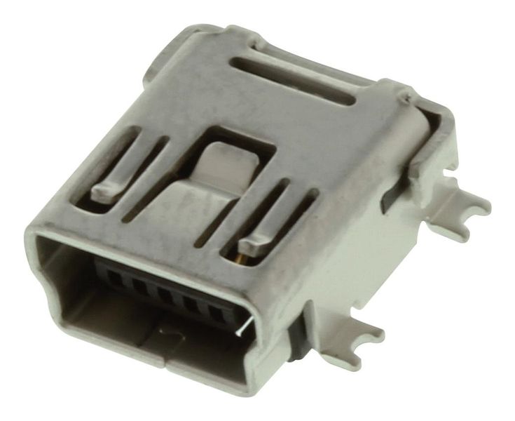 Mill Max (897-43-005-00-100001 .) USB Connector, Mini USB Type B, USB 2.0