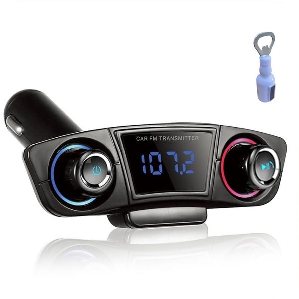 AB-Q513 Car Bluetooth FM Modulator 3.1A with Bottle Opener