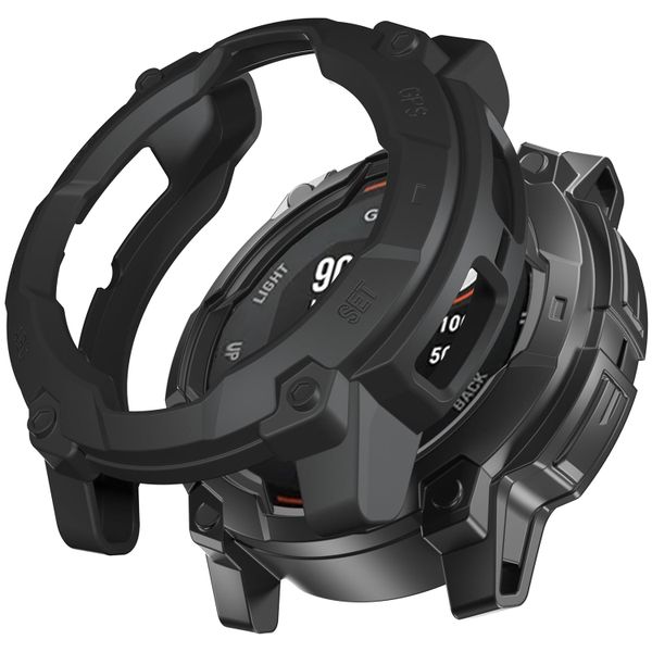 TPU Frame Rugged Case Compatible with Garmin Instinct 3 Solar 45mm