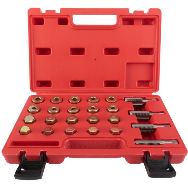 64Pcs Oil Pan Thread Repair Kit Include M13/M15/M17/M20