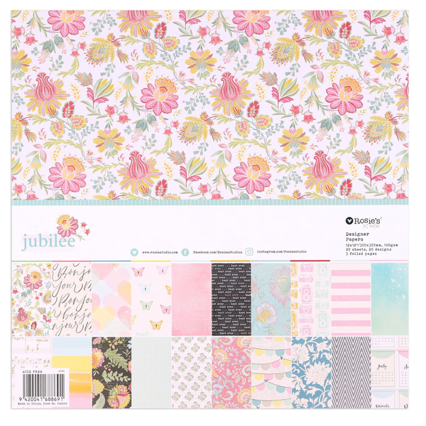 Jubilee 12x12 Designer Paper Pack
