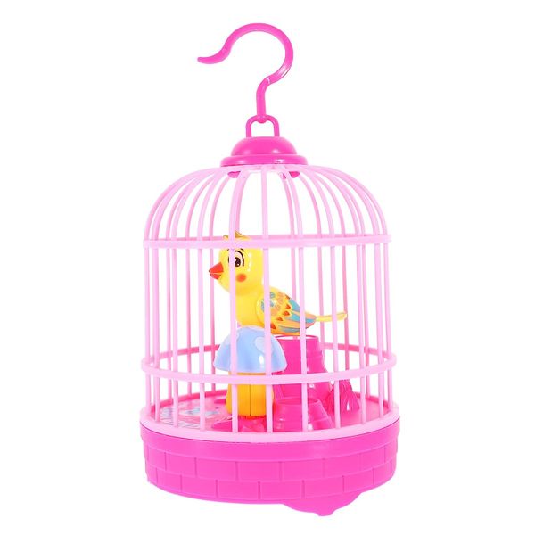 Electric Bird Cage Toy Singing