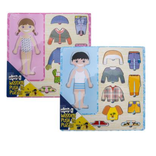 Growing Minds - Wooden Push In Puzzle