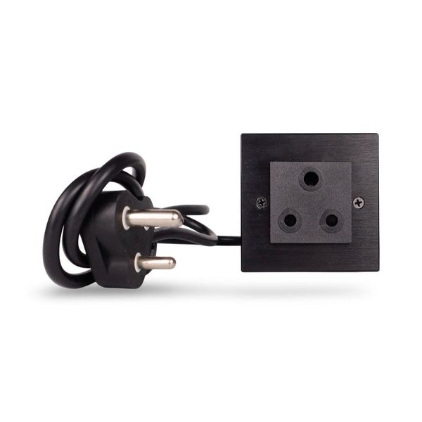 3-Pin Desktop Insert Socket - Wall or Desktop Power Hub
