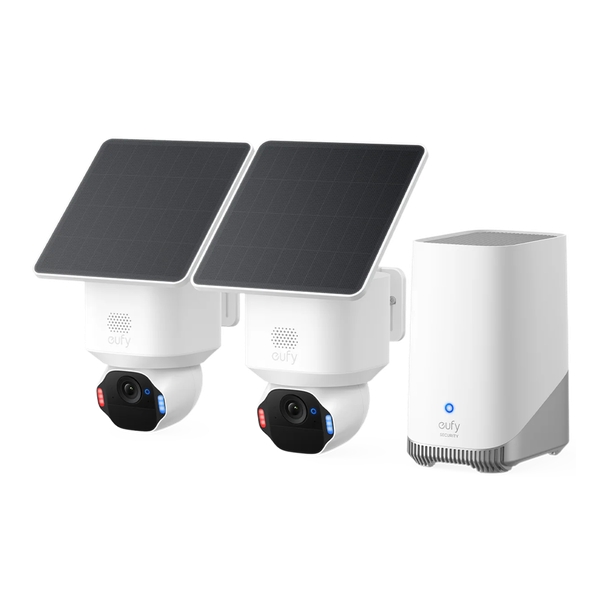 eufy E42 Solar Powered 4K Smart Wireless Outdoor Security Camera Kit