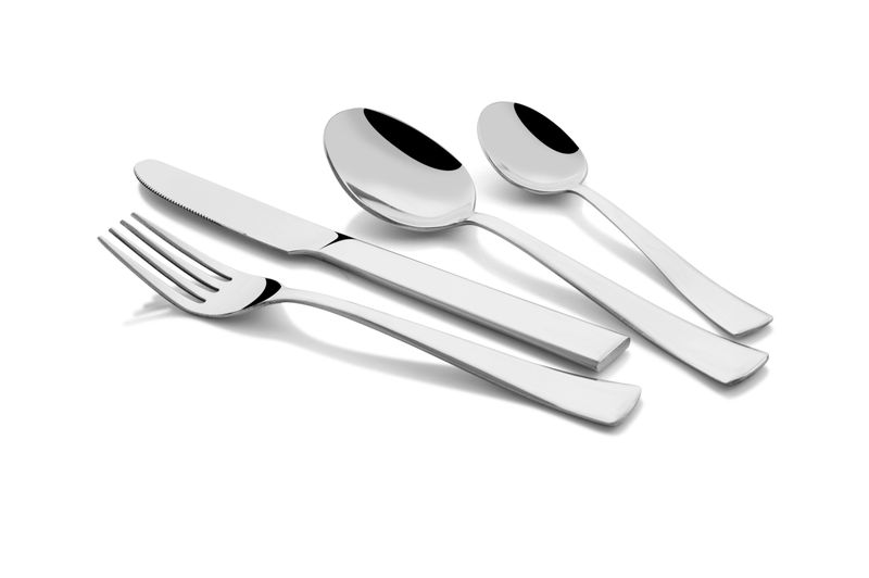 Plain Design Stainless Steel Cutlery Set of 24 Pieces