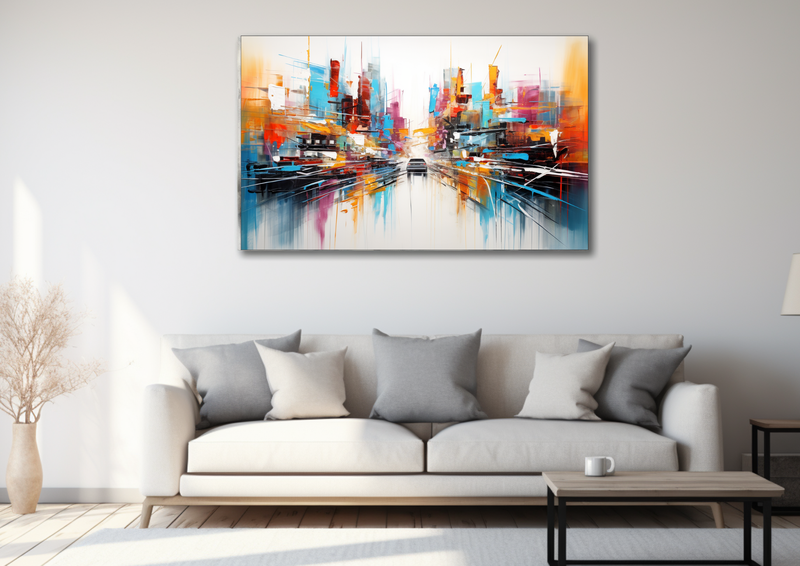 Canvas Wall Art - Urband Driftscape Abstract - HD0112
