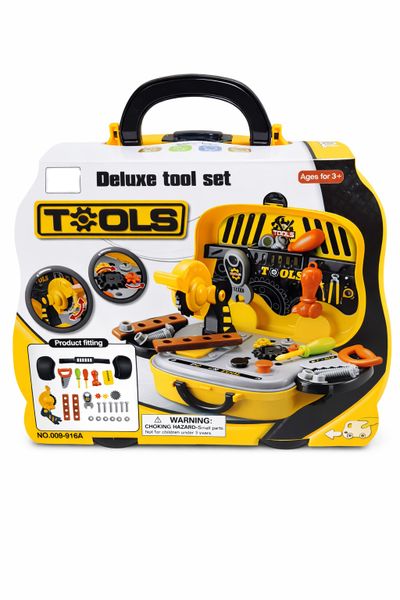 Portable Kids Tool Set with Carry Case