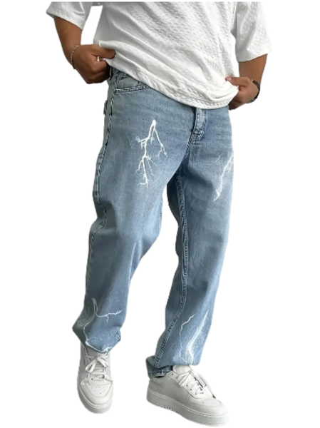 Shadow Fit Denim Loose Jeans