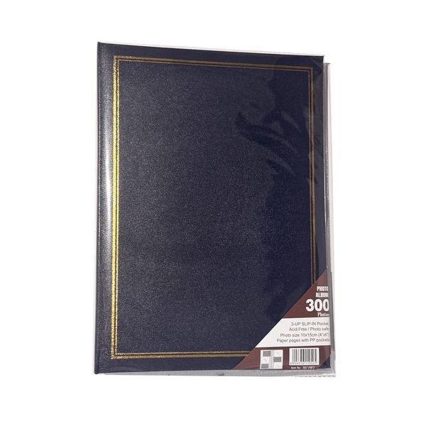 Photo Album For 300 Photos - Navy Blue (Pack of 2)