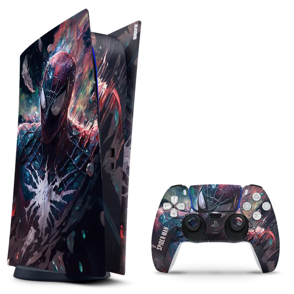 Decal Skin Compatible with PS5 Digital - Spider-Man (Spider-Verse) (Decal Only)