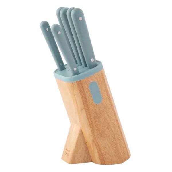 BergHOFF 7- Piece Knife Block Set Glints Slate