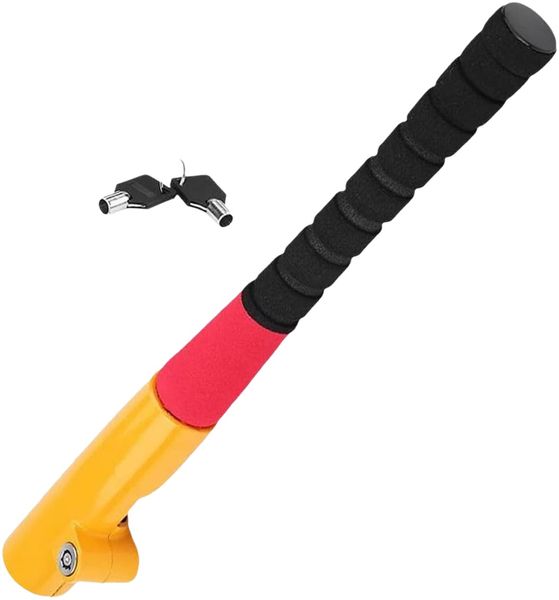 PACKOVE Heavy-Duty Adjustable Steering Wheel Lock - Universal Fit