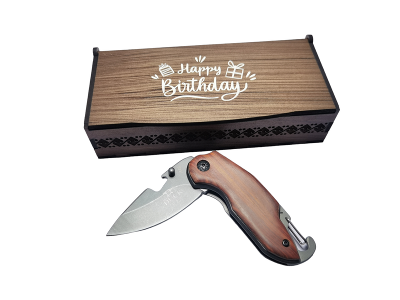 Happy Birthday Gift - X48 Pocket Knife In Gift Box
