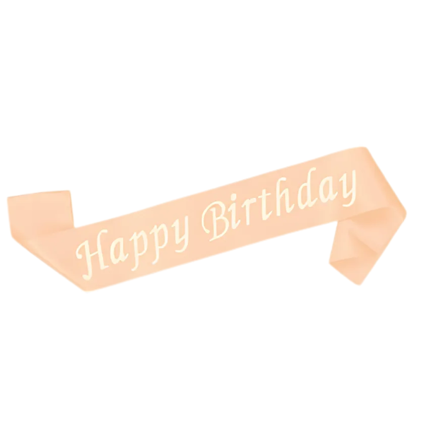 Happy Birthday Sash