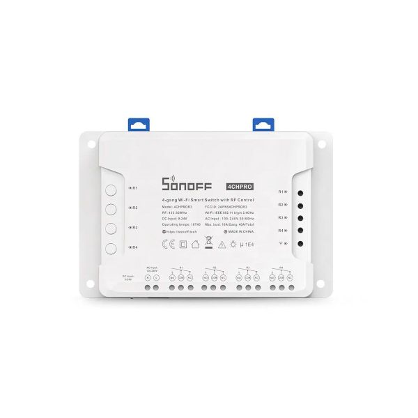 Sonoff 4CHPROR3 4 Gang Pro Wi-Fi Smart Switch with RF Control
