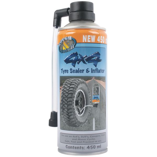 Rough and Tough 4x4 Tyre Sealer and Inflator - 450ml