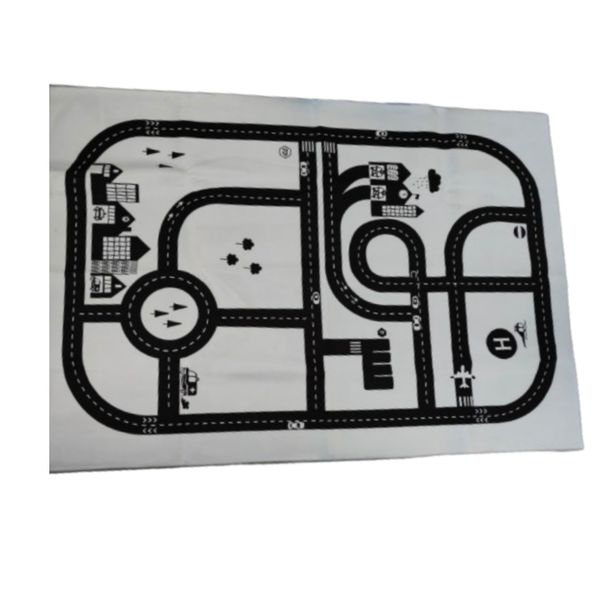 Large Play Roadmap Rug for Kids - 160 x 230cm