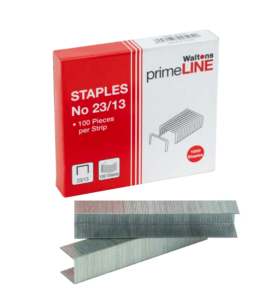 Primeline - Staples 12mm No23/13 (Box 1000) x 3
