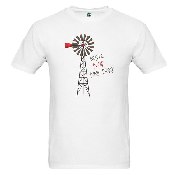 Beste Pomp Innie Dorp Afrikaans Men's T-Shirt Short Sleeve
