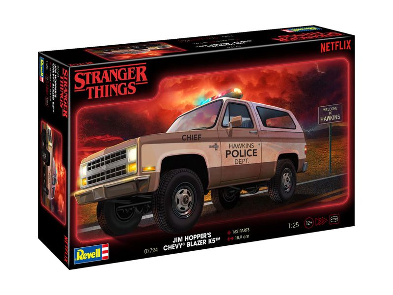 Revell 1/25 "Stranger Things" 1985 Chevrolet Blazer K5 Plastic Model Kit