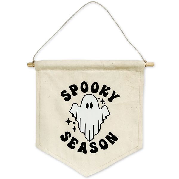 Spooky season halloween cotton banner kids decor
