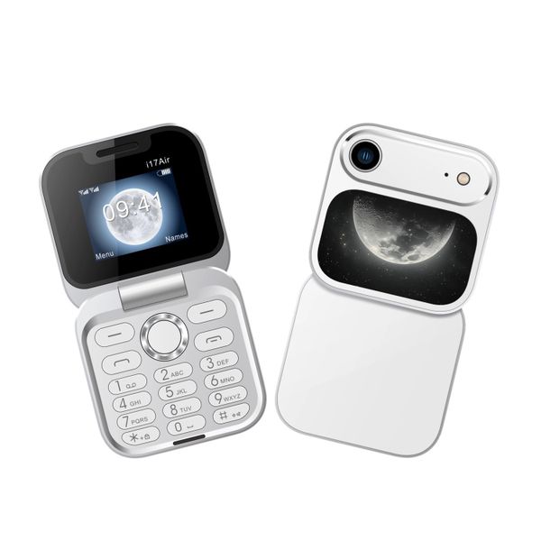 1.77-inch HD Screen - I17 Air Pro Symbian Flip Phone with Dual SIM Cards