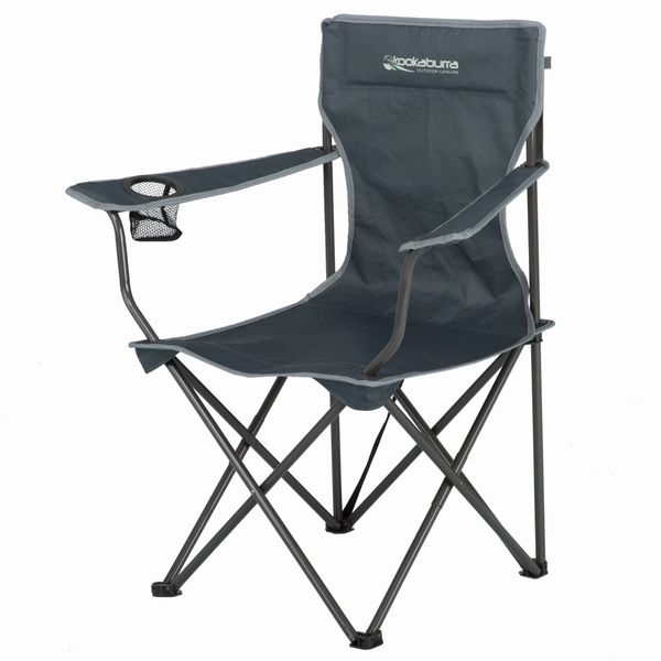Kookaburra Outdoor Leisure Quad Camp Chair - 120kg