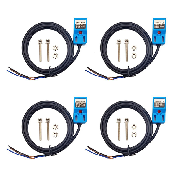 Inductive Proximity Sensor SN04-N with TL PL SN Bracket (4 Pack)