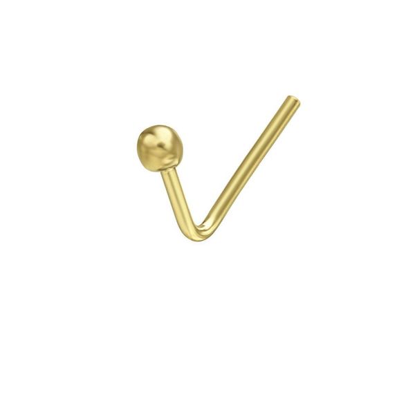 Broadway Jewellers - 9ct Yellow Gold Ball Stud Nose Pin