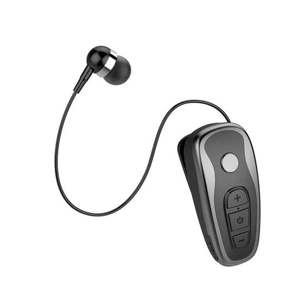 Portable Wireless Headset In-Ear Retractable with Neck Clip Design