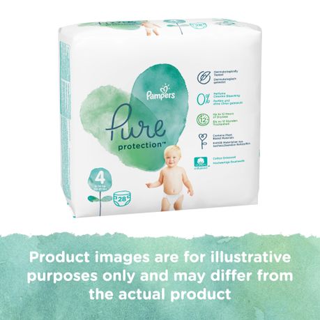 pampers pure nappies size 2