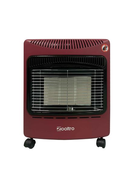 Zooltro Gas Heater with Regulator &amp; Hose - Compact Portable - Rose Bengal