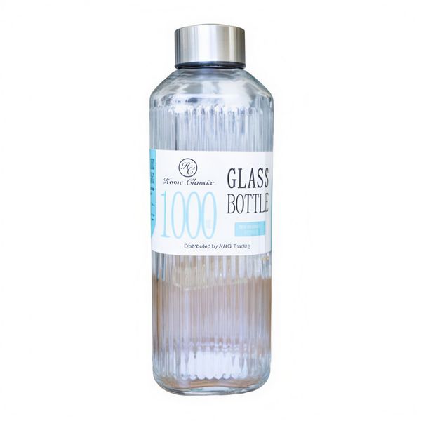 Home Classix Glass Fridge Water Bottle (1 l)