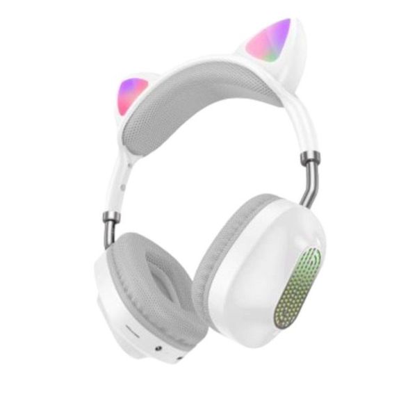 Hoco ESD13 Wireless Cat Ear Bluetooth Headphones with RGB Light Over-Ear