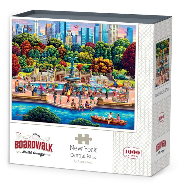 Boardwalk New York Central Park Puzzle - 1000 Piece