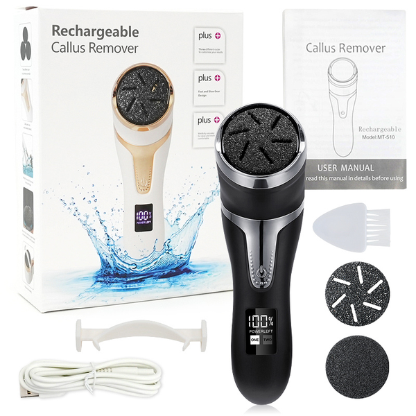 Electric Foot Callus Remover Pedicure Device for Hard &amp; Dead Skin