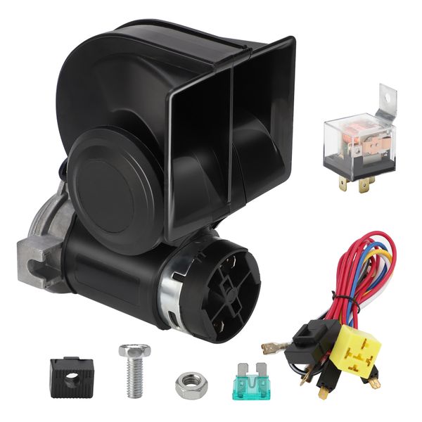 Car Horn Electric Air Pump Horn Relay 12V Air Pump Drives Gas Truck Horn